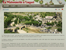 Tablet Screenshot of gorgesdutarn-gites.com
